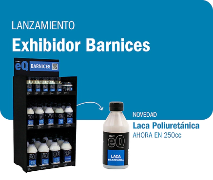 Novedad Exhibidor barnices