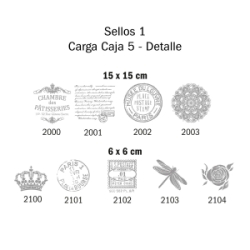 Carga Sellos y Bajo Relieve Caja N�5