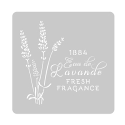 Stencil Fresh Fragance 30 x 30 cm