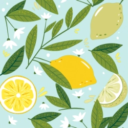 Servilleta Decoupage Limonero