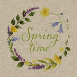 Servilleta Decoupage Tiempo de primavera Paq x 25 u