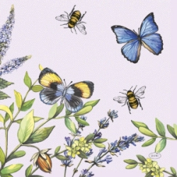 Servilleta Decoupage Mariposas del prado