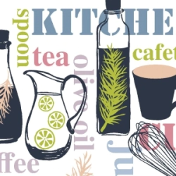 Servilleta Decoupage Kitchen