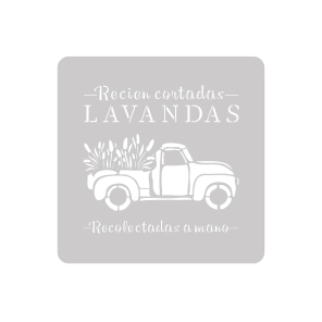 Stencil Lavanda 30 x 30 cm