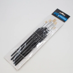 Set Pinceles Cerda Plano (577) 4/6/8/10/12