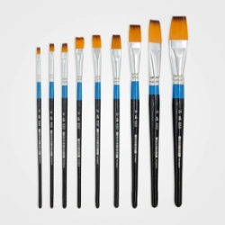 Set Pinceles Mixto plano (650) 2/4/6/8/10