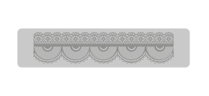 Bajo Relieve Puntilla (101) 30.5 x 7.5 cm