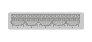 Bajo Relieve Puntilla (100) 30.5 x 7.5 cm