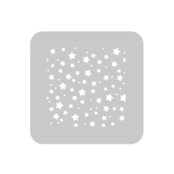 Stencil Fondo de Estrellas 15 x 15 cm