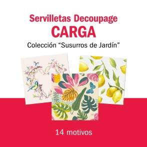 Coleccion Servilletas Decoupage Susurros del Jardin